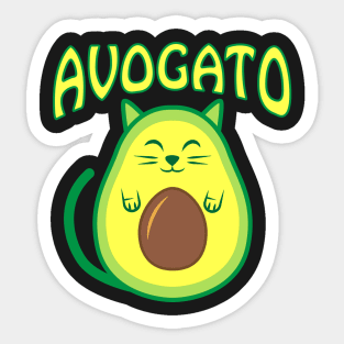 Cute Avogato Sticker